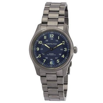 Đồng hồ Hamilton Khaki Field Automatic mặt xanh nam H70205140 chính hãng
