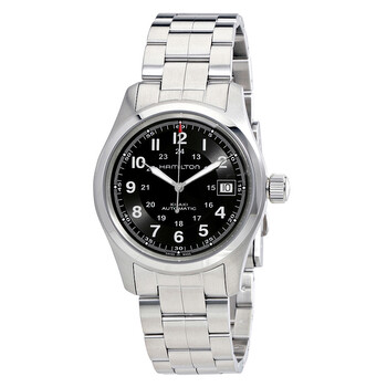 Đồng hồ Hamilton Khaki Field Automatic mặt đen H70455133 nam chính hãng