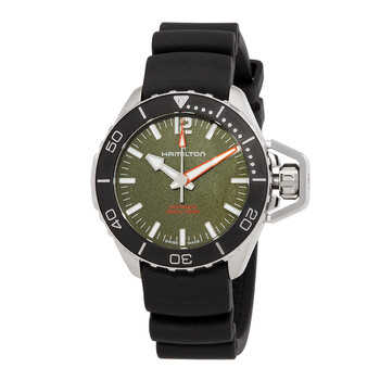 Đồng hồ Hamilton Khaki Navy Frogman xanh H77455360 chính hãng