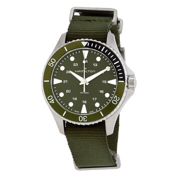 Đồng hồ Hamilton Khaki Navy Quartz mặt xanh H82241961 chính hãng