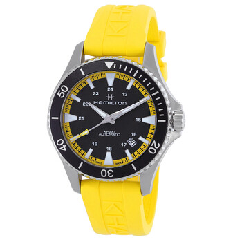 Đồng hồ Hamilton Khaki Navy Automatic mặt đen nam H82395332 chính hãng