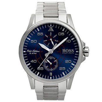Đồng hồ Hugo Boss Pilot Quartz Blue Dial nam 1513519 chính hãng