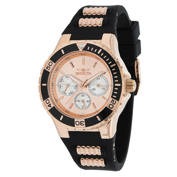 Đồng hồ Invicta Aviator Quartz mặt số vàng hồng 37318 chính hãng