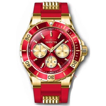 Đồng hồ Invicta Aviator Quartz mặt đỏ unisex 37320 chính hãng