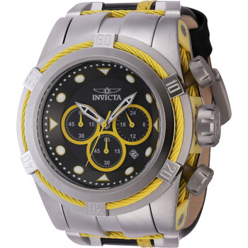Đồng hồ nam Invicta Bolt GMT Chronograph mặt vàng đen 43791 chính hãng