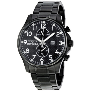 Đồng hồ Invicta II Collection mặt đen dây đen nam 0383 chính hãng
