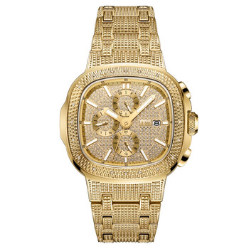 Đồng hồ Jbw Heist Quartz Kim Cương Vàng J6380A cho nam chính hãng
