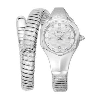 Đồng hồ Just Cavalli Amalfi Quartz mặt bạc nữ JC1L270M0015 chính hãng