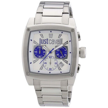 Đồng hồ Just Cavalli Pulp mặt bạc nam R7273583002 chính hãng