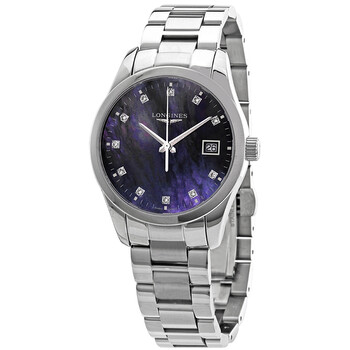Đồng hồ nữ Longines Conquest Classic mặt ngọc trai đen L23864886 chính hãng