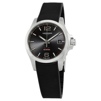 Đồng hồ nam Longines Conquest V.H.P. mặt đen L37164569 chính hãng