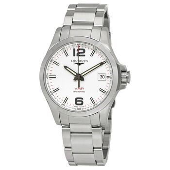 Đồng hồ Longines Conquest V.H.P. mặt bạc nam L3.716.4.76.6 chính hãng
