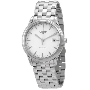 Đồng hồ tự động Longines Flagship mặt trắng nam L4.974.4.12.6 chính hãng