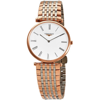 Đồng hồ Longines La Grande Classique mặt trắng dây vàng hồng nữ L4.709.1.21.7 chính hãng