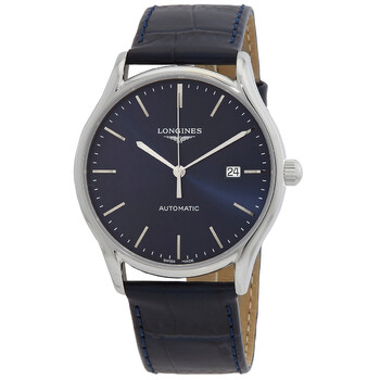 Đồng hồ tự động nam Longines Lyre mặt số xanh L4.961.4.92.2 chính hãng