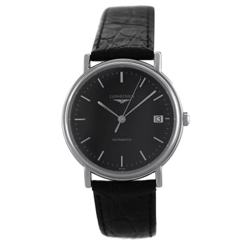 Đồng hồ Longines Presence Automatic mặt đen nam L4.821.4.52.2 chính hãng