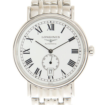 Đồng hồ tự động Longines Presence mặt trắng unisex L49044116 chính hãng