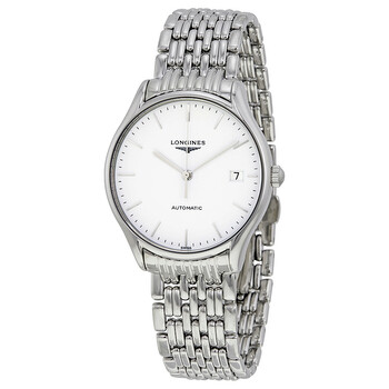 Đồng hồ Longines Presence Automatic mặt trắng nữ L48604126 chính hãng