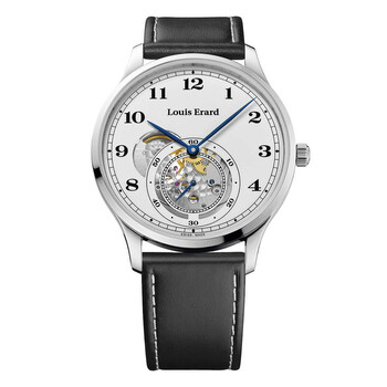 Đồng hồ Louis Erard 1931 dây cót tay mặt số bạc nam 32217AA31.BVA32 chính hãng