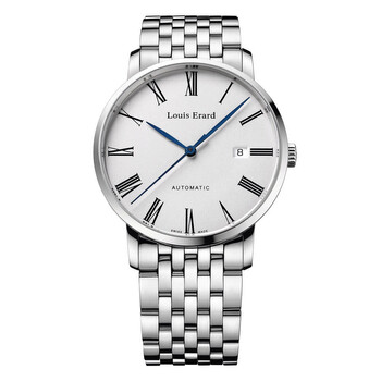 Đồng hồ Louis Erard Excellence Automatic mặt bạc nam 68233AA01.BMA35 chính hãng