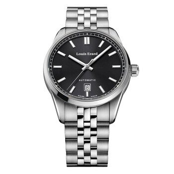 Đồng hồ Louis Erard Heritage Automatic mặt đen nam 69101AA102.BMA57 chính hãng