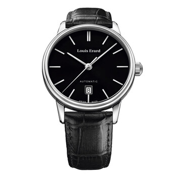 Đồng hồ Louis Erard Heritage Automatic mặt đen nam 69266AA12.BDC82 chính hãng
