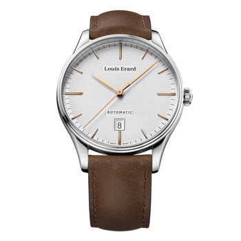 Đồng hồ Louis Erard Heritage Automatic mặt bạc nam 69287AA31 chính hãng
