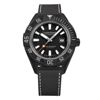 Đồng hồ tự động Louis Erard Sportive mặt đen nam 69107NN12.BVDN52 chính hãng