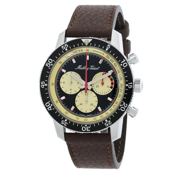 Đồng hồ nam Mathey-Tissot 1968 Chronograph mặt đen TYPE1968CR chính hãng