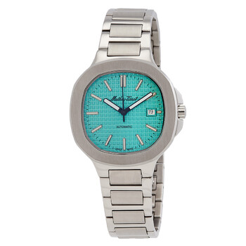 Đồng hồ tự động Mathey-Tissot Evasion mặt xanh H152ATTIF chính hãng