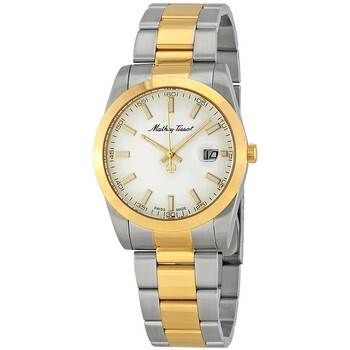 Đồng hồ nam Mathey-Tissot H450BI mặt trắng quartz chính hãng