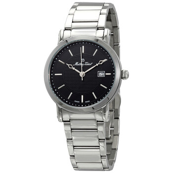 Đồng hồ nam Mathey-Tissot City Metal mặt đen H611251MAN chính hãng