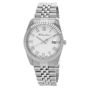 Đồng hồ Mathey-Tissot Mathy III mặt trắng unisex H810ABR chính hãng