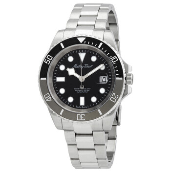 Đồng hồ Mathey-Tissot Mathy Jumbo Quartz mặt đen nam H906AS chính hãng