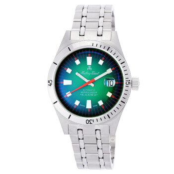 Đồng hồ tự động Mathey-Tissot Mergulhador mặt xanh nam MRG2 chính hãng