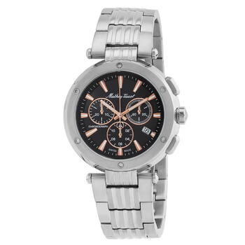 Đồng hồ nam Mathey-Tissot Neptune Chrono H912CHRRN mặt đen chính hãng