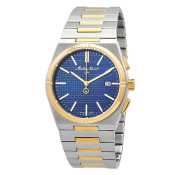 Đồng hồ nam Mathey-Tissot Quartz mặt xanh H117BBU chính hãng