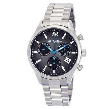 Đồng hồ nam Mathey-Tissot Urban Chrono mặt đen H411CHAN chính hãng