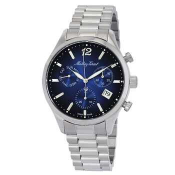 Đồng hồ nam Mathey-Tissot Urban Chrono H411CHABU mặt xanh chính hãng