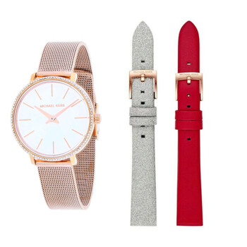 Đồng hồ Michael Kors Pyper MK4418 mặt trắng cho nữ chính hãng