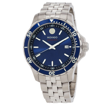 Đồng hồ Movado Series 800 Quartz mặt xanh nam 2600183 chính hãng