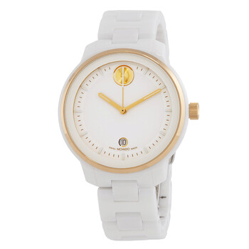 Đồng hồ Movado BOLD Verso Quartz mặt trắng unisex 3600934 chính hãng