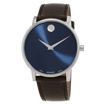 Đồng hồ Movado Museum Classic Quartz mặt xanh unisex 0607851 chính hãng