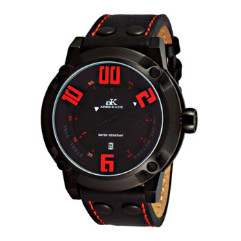 Đồng hồ nam Adee Kaye Blitz mặt đen AK7281-MIPB-RD chính hãng