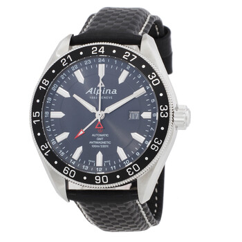 Đồng hồ nam Alpina Alpiner 4 GMT Automatic mặt đen AL-550G5AQ6-SR chính hãng