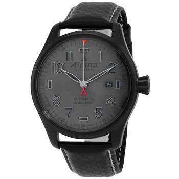 Đồng hồ nam Alpina Startimer Automatic mặt xám AL-525GG4FBS26-SR chính hãng