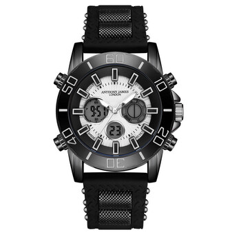 Đồng hồ nam Anthony James Speedster mặt trắng AJ017 chính hãng
