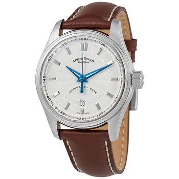 Đồng hồ nam Armand Nicolet MH2 Automatic mặt bạc A640A-AG-P140MR2 chính hãng
