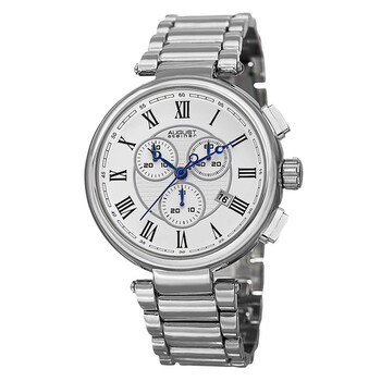 Đồng hồ nam August Steiner Chronograph mặt số bạc AS8148SS chính hãng