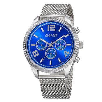 Đồng hồ nam August Steiner Quartz mặt xanh AS8196SSBU chính hãng